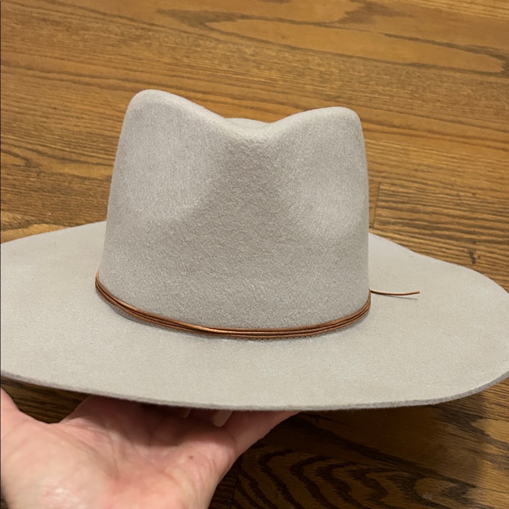 Australian Wool Hat Unbranded Wide Brim Boho Festival Western Rodeo Cowboy - Picture 4 of 5
